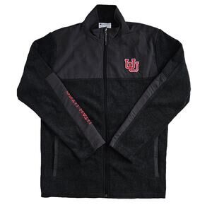 Champion‎ Utah Utes (Mens Size Medium) Soft Shell Fleece Full Zip Jacket Gray